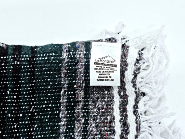 Mexicaanse Forest green en houtskool Deken – 755303
