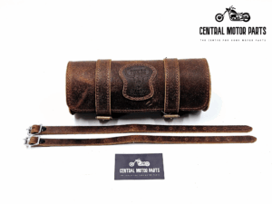 Bruin lederen Gereedschaps rol met messing gespen 3 Liter – 756975