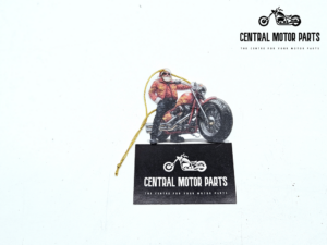 Acryl ornament Kerstboom versiering Kerstman Biker 5