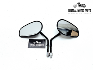 Short Stem zwarte spiegels – 91982-03 + 91983-03