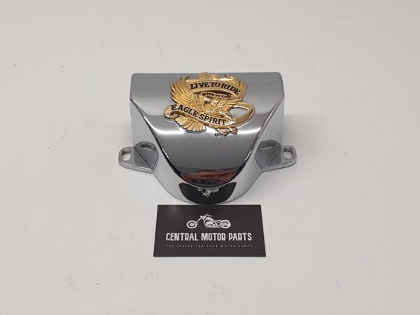 Live to Ride stuur clamp cover Softail Chroom