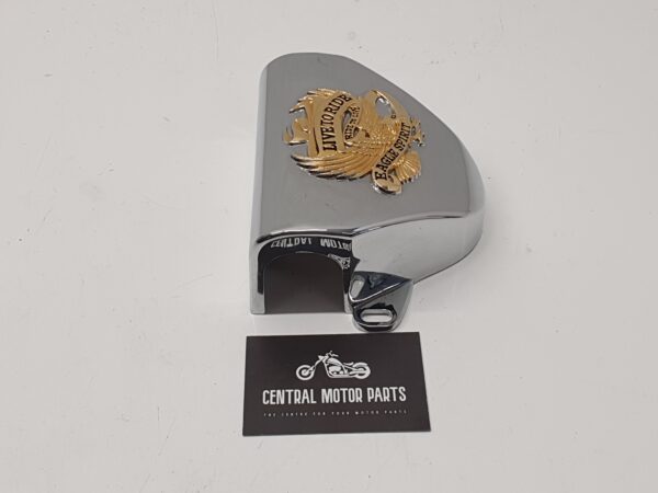 Live to Ride stuur clamp cover Softail Chroom