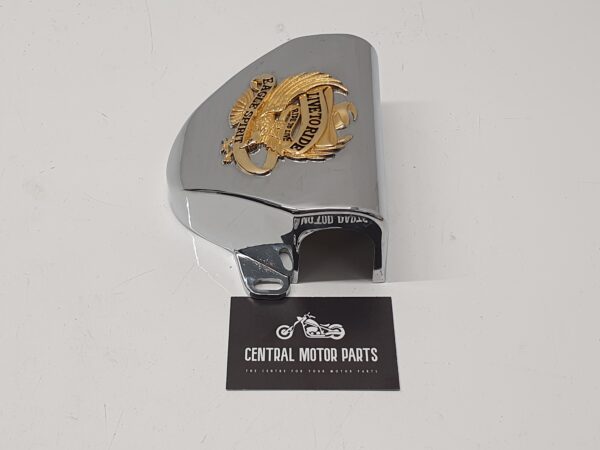 Live to Ride stuur clamp cover Softail Chroom