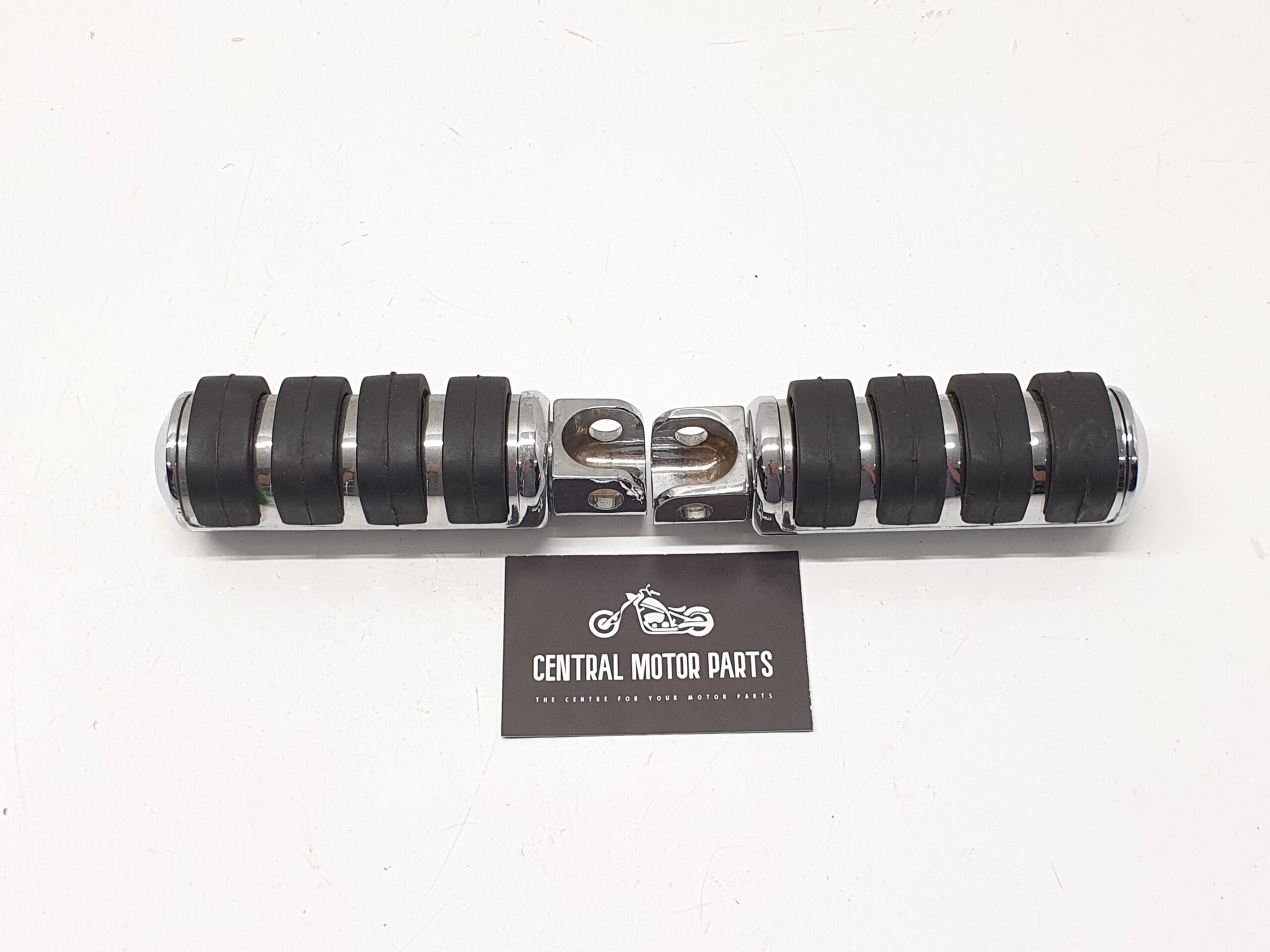 Chromen Driver steps met rubberen grips