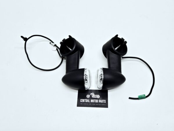 Zwarte knipperlichten voorkant Sportster S 2021-up – 67801126 + 67801007