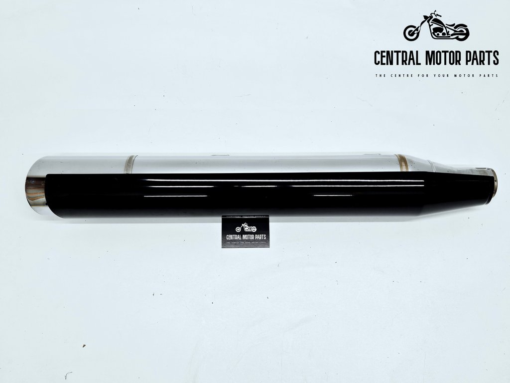 Chromen Demper + zwart hitteschild Sport Glide 2018-2024 – 64900453 + 65400364