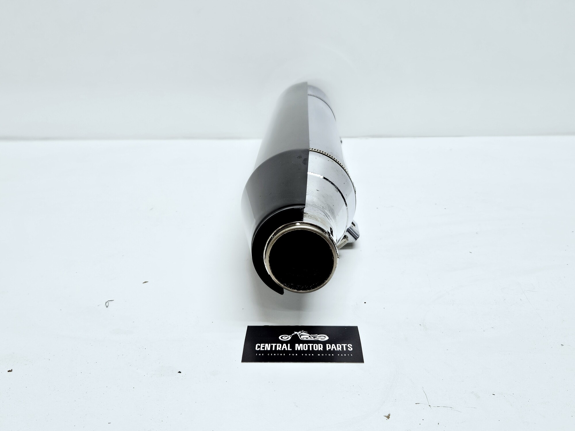 Chromen Demper + zwart hitteschild Sport Glide 2018-2024 – 64900453 + 65400364