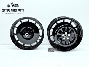 Gloss Black Fat Boy 2022-up Wheels – 40900837 + 43300857
