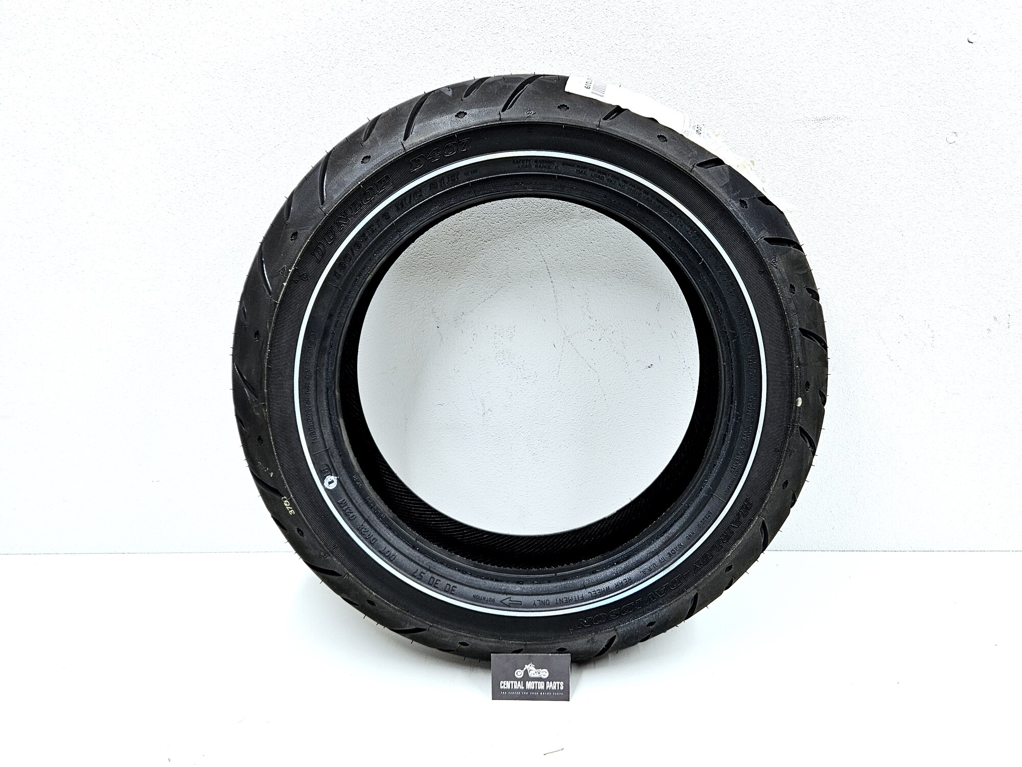 Achter Band 16 inch Dunlop D407 Narrow White Wall – 43332-09