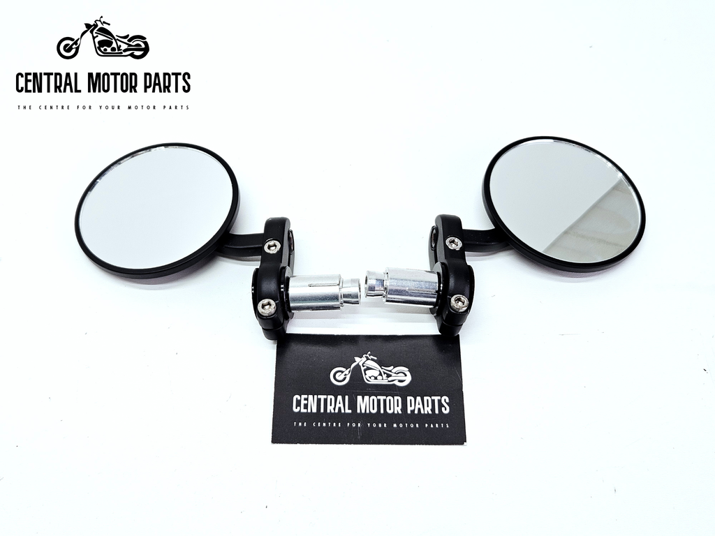 Bar End Mirrors Black