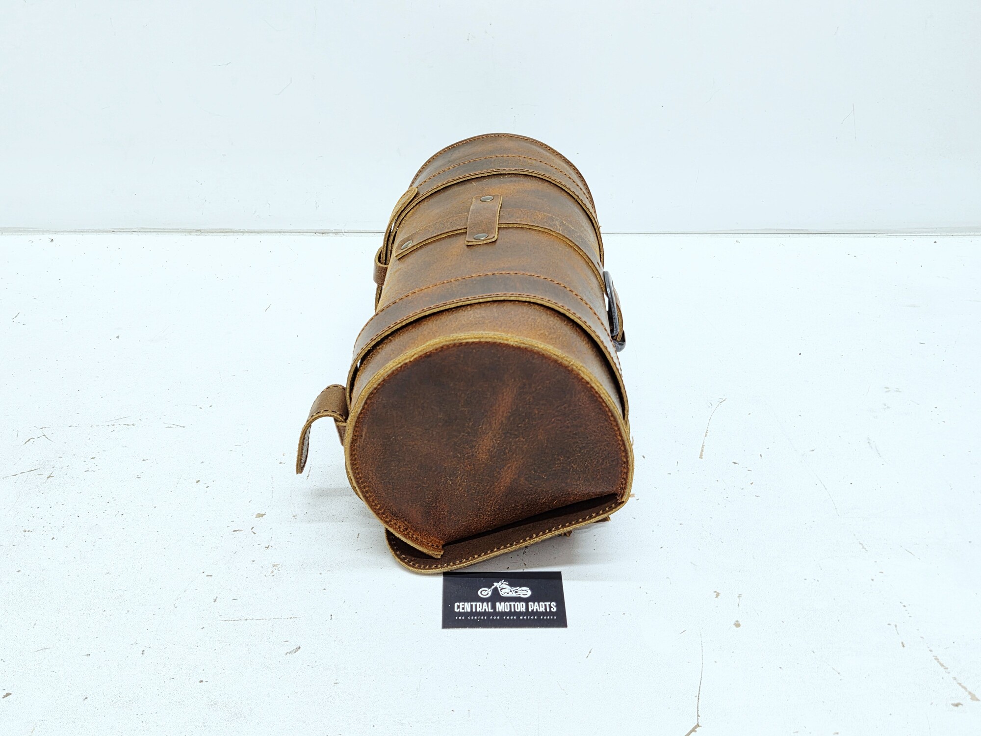 Leather Luggage bag Braun 15 Liter