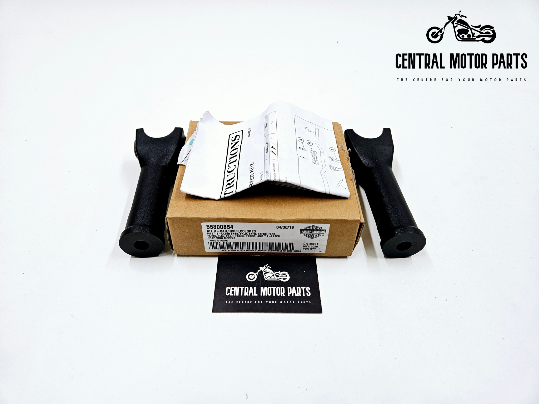 Wrinkled black Lower legs 5.5 inch Softail-Road king – 55800854