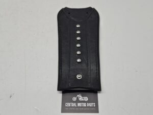 Softail Slim zwarte leren Tank Bib