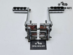 Verstelbare chromen Passagier steps Touring tot 2014