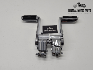 Verstelbare chromen Passagier steps Touring tot 2014