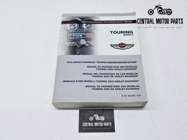 Owner’s Manual Touring 2003 – 99466-03