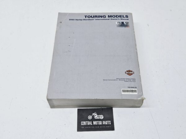Owner’s Manual Touring 2003 – 99466-03