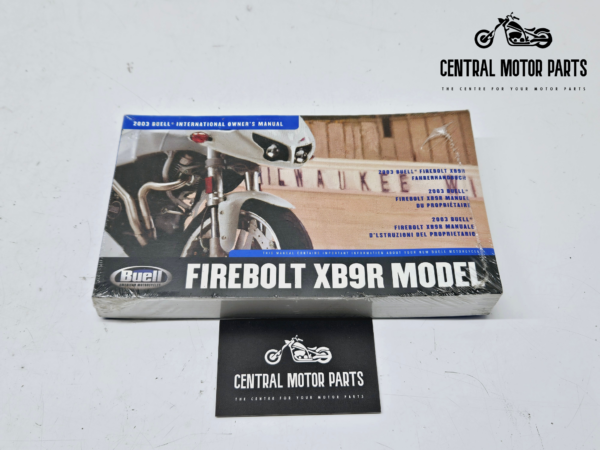 2003 Buell Firebolt XB9R owner’s Manual – 99475-03