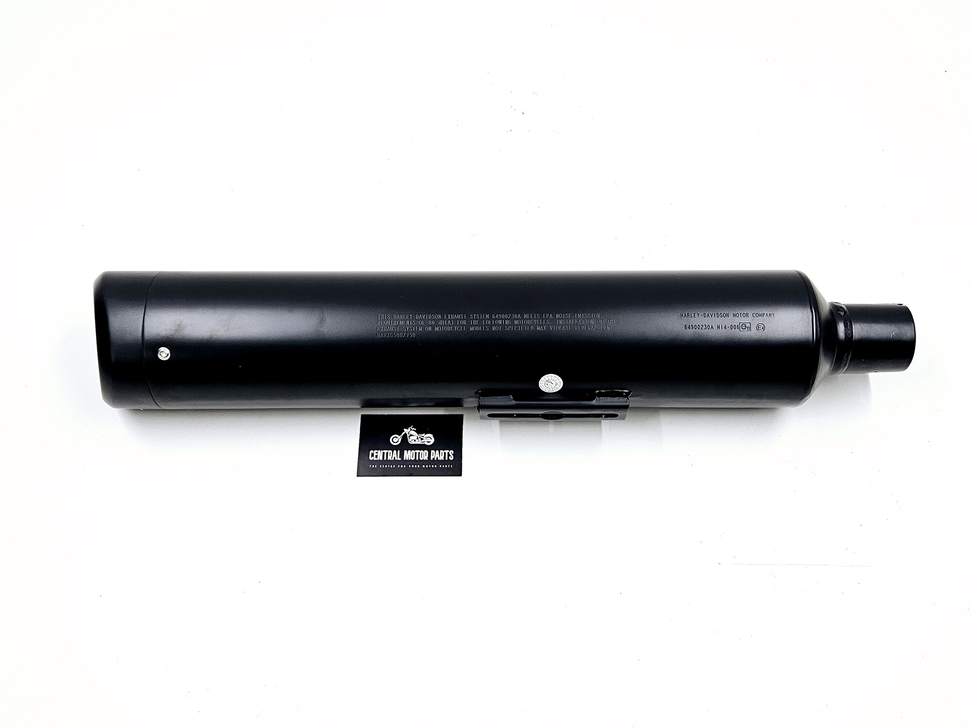 Zwarte uitlaat demper Street 2015-2020 – 64900230