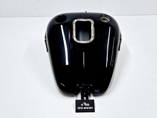 Benzine tank Vivid Black Anniversary Softail 2000-2007 Injectie – 62180-00 + 62198-03