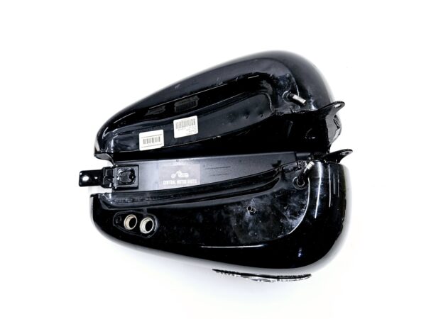 Benzine tank Vivid Black Anniversary Softail 2000-2007 Injectie – 62180-00 + 62198-03