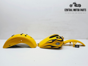 Dyna Wide Glide 2010-2017 Tankset Chrome Yellow – 61593-10