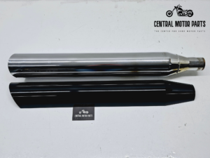 Chromen demper met zwart hitteschil Sport Glide 2018-up – 64900453