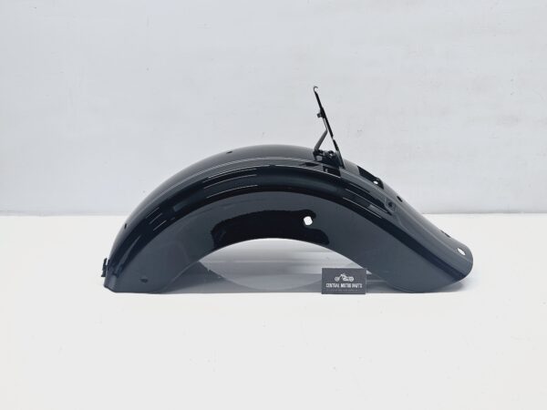 Spatbord achterkant Vivid Black + stripe Touring 2009-2023 – 58702-09