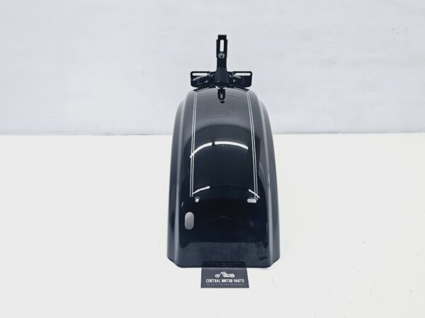 Spatbord achterkant Vivid Black + stripe Touring 2009-2023 – 58702-09