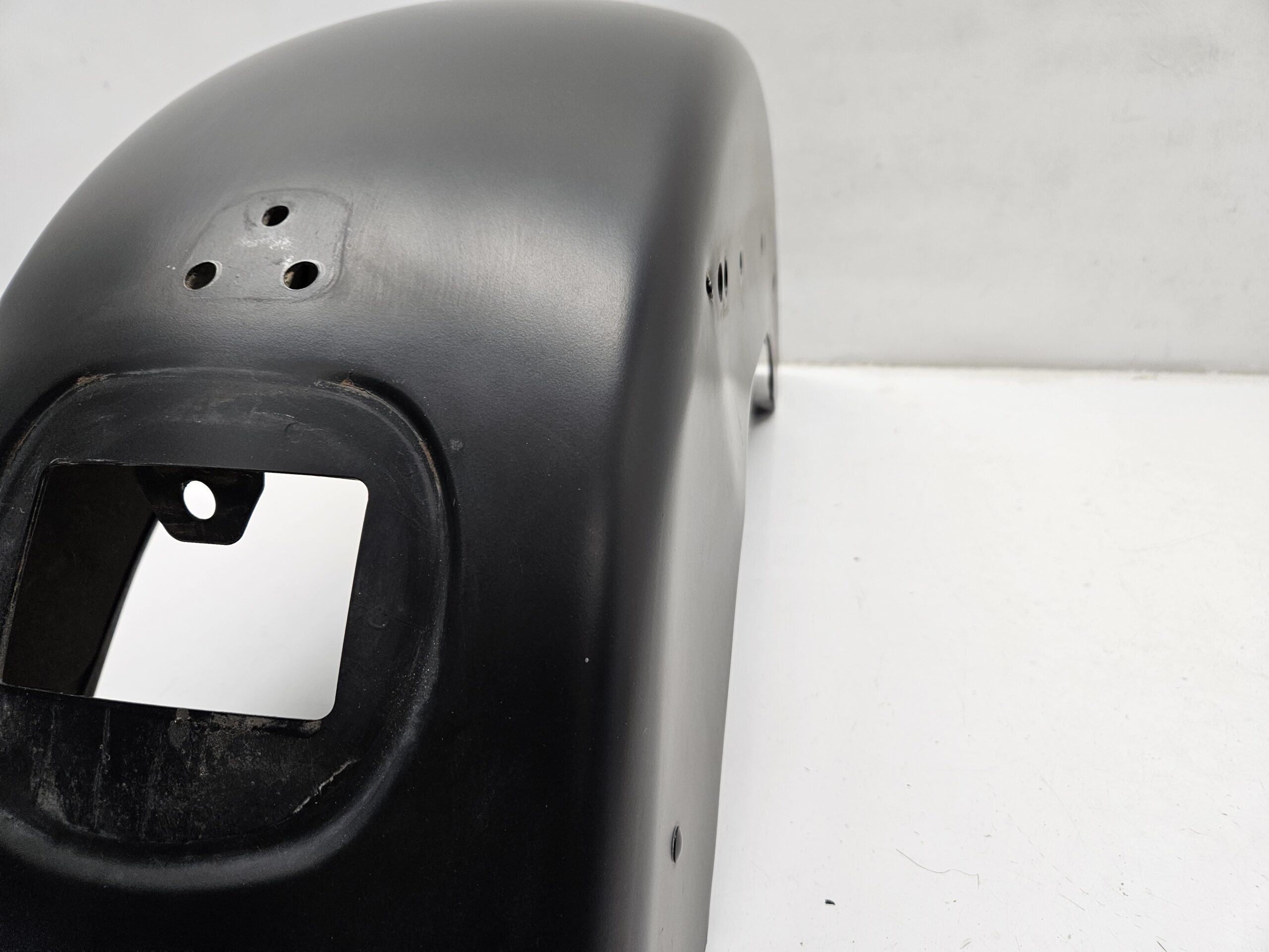 Ducktail spatbord Fatboy 07-17 Mat Zwart - Harley Davidson