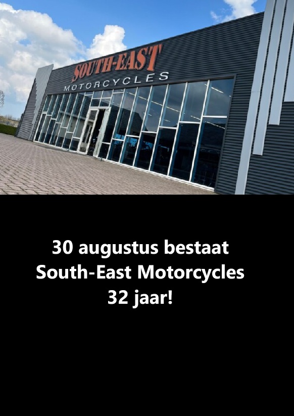 30 augustus bestaat South-East Motorcycles 32 jaar!