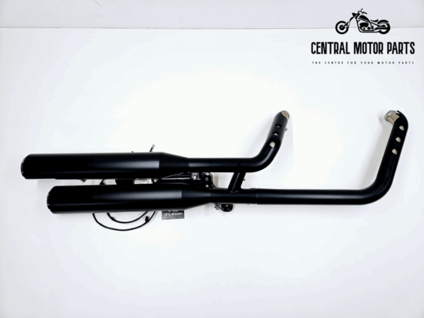 Zwarte uitlaat Softail 2018-up – 64901186 + 65600264