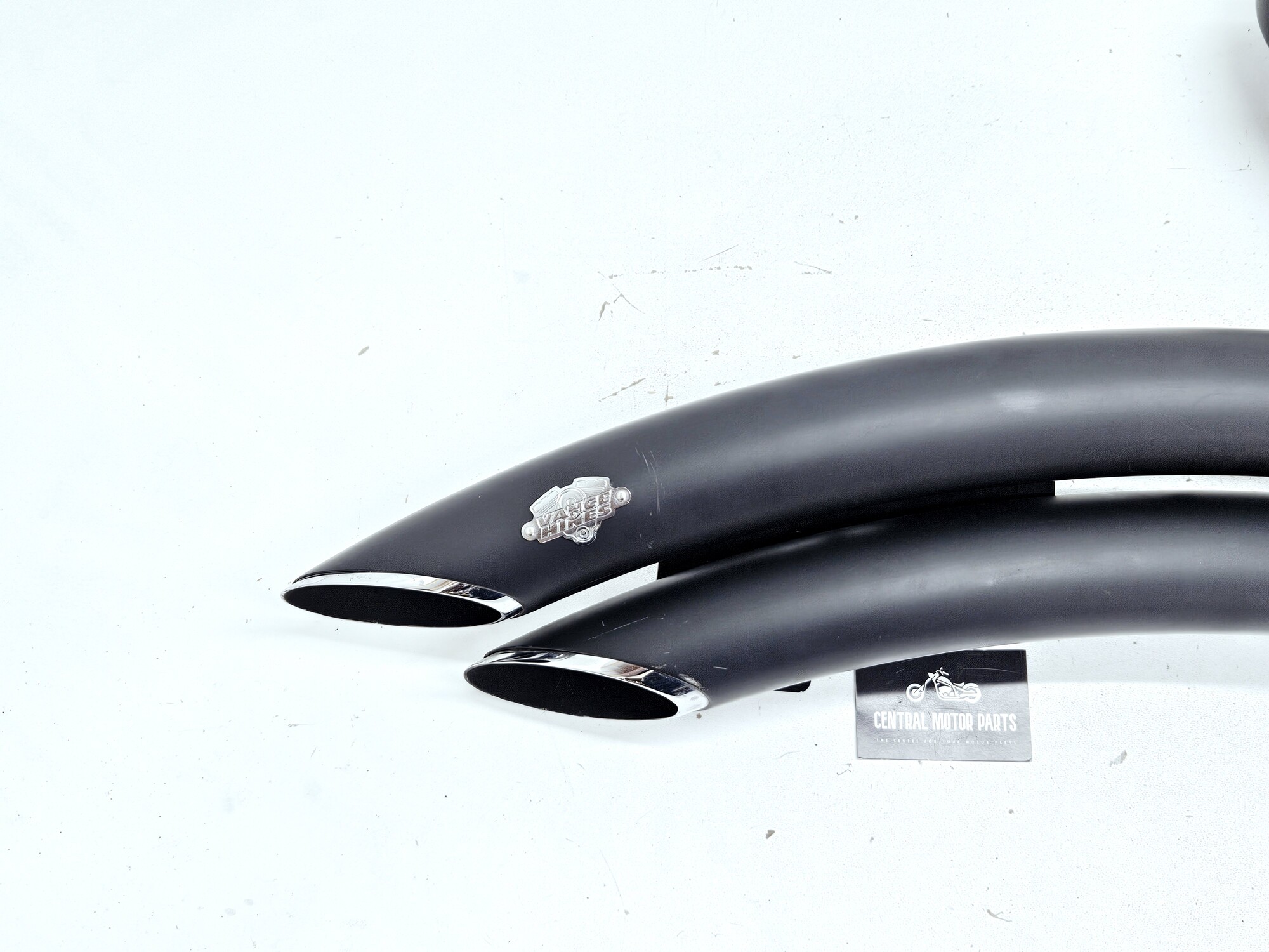 Black Big Radius Exhaust vance and Hines Softail 1986-2017 – 46079