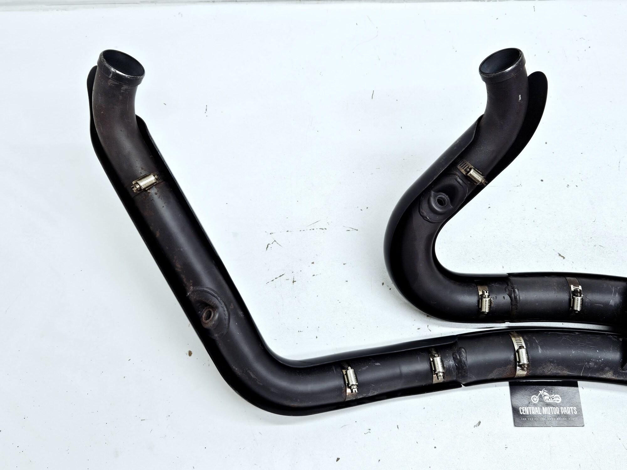 Black Big Radius Exhaust vance and Hines Softail 1986-2017 – 46079