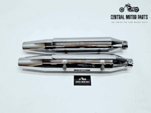 Slip ons Softail 2005-2017 chroom – 65368-05 + 65372-05