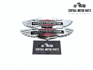 Medaillons Tank Harley Davidson Rood-Chroom