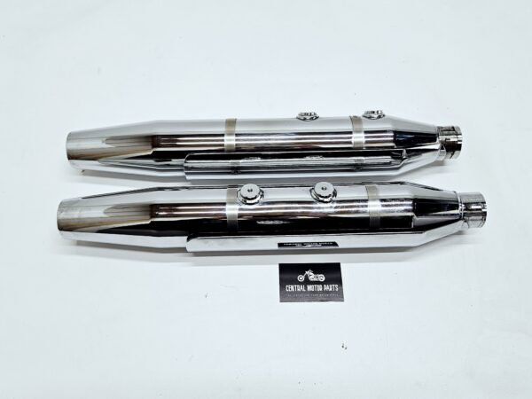 Slip ons Softail 2005-2017 chroom – 65368-05 + 65372-05