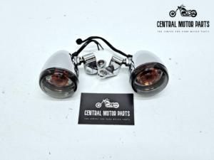 Chromen Knipperlicht voorkant voor Dyna – 68975-00 - 67013-04 – 67019-04