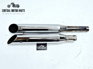 Slip Ons Chrome Bal Cut Shotgun Softail 2000-2006 – 80354-00