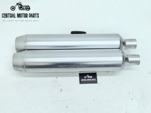 Matte Chrome Slip ons Sportster XR1200(X) 2008-2013 – 64859-08 + 64883-08