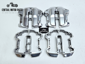 Rockerbox Cover + Lowers Satin Chrome Milwaukee Eight – 25700371 + 25700694