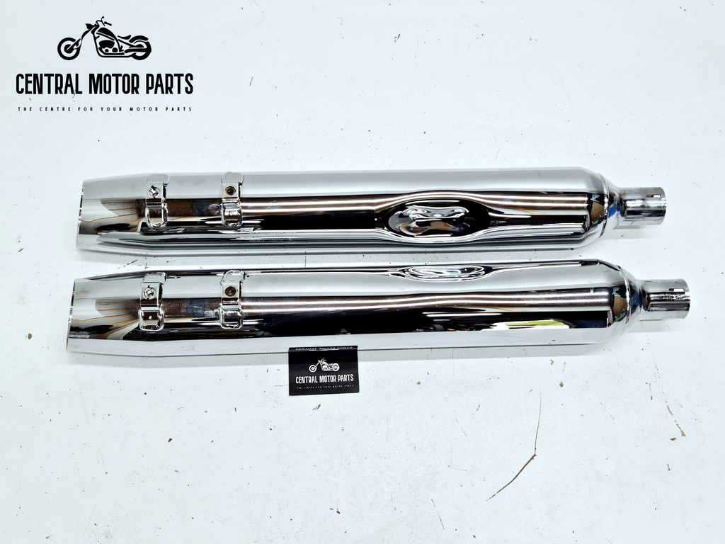 Slip Ons Chromen Touring 1997-2016 – 65863-09 + 65949-09 - 2