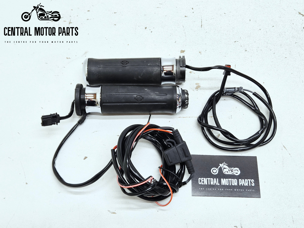 Heated Grips Contoured chrome and rubber – 56100257